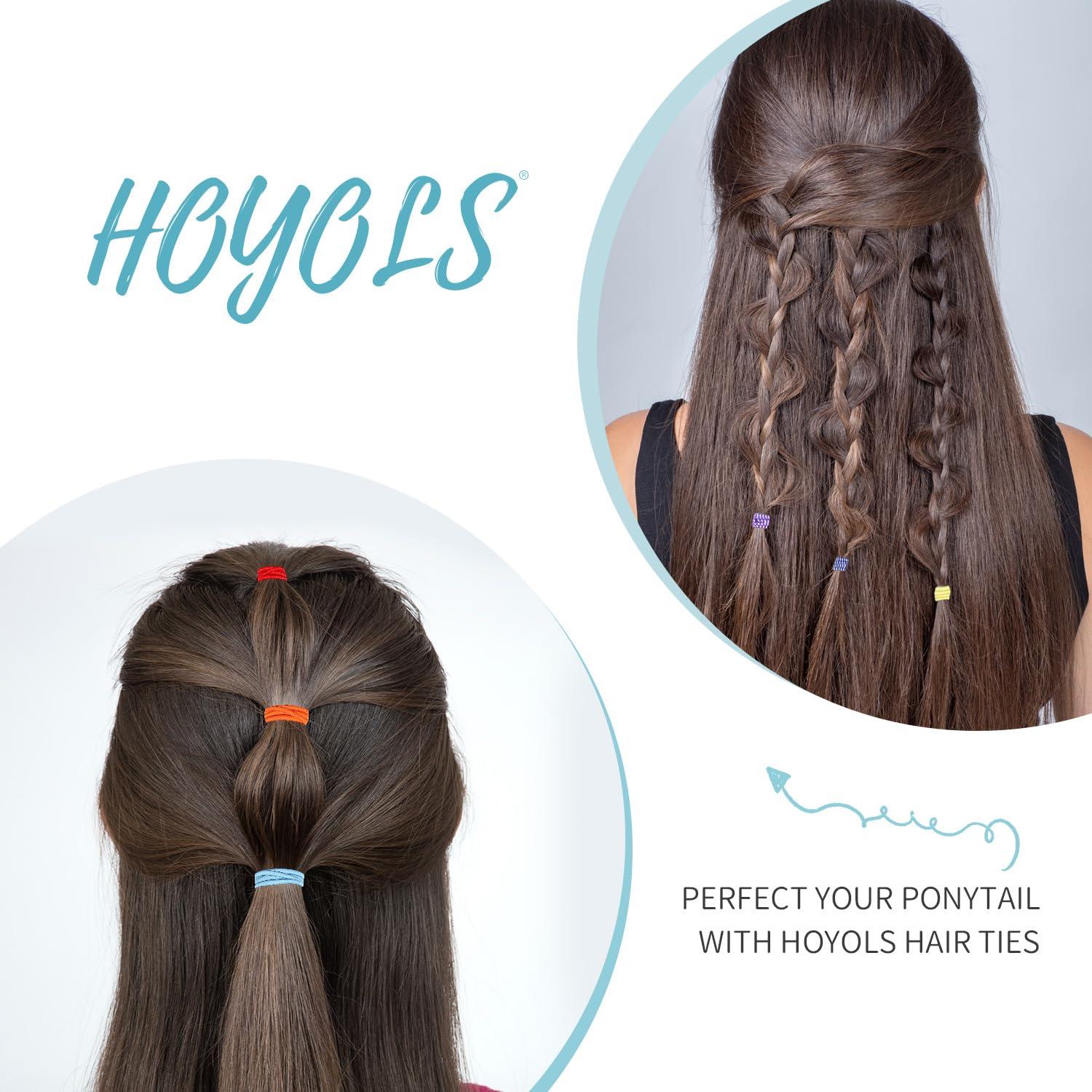 Elastische Haargummis Damen Herren Mädchen 56 Stk. Dickes Lockiges Haar