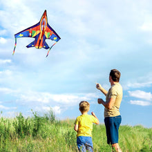 2er Pack Regenbogen Fighter Flugzeugdrachen - Für Kinder und