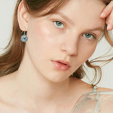 Sterling Silber Pentagramm Ohrringe Regenbogen Abalone