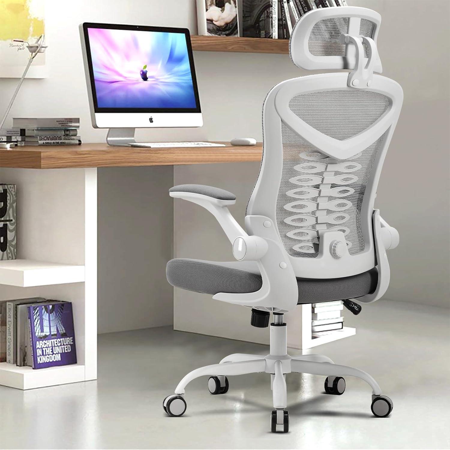 Ergonomischer Bürostuhl mit verstellbarer Lendenwirbelstütze