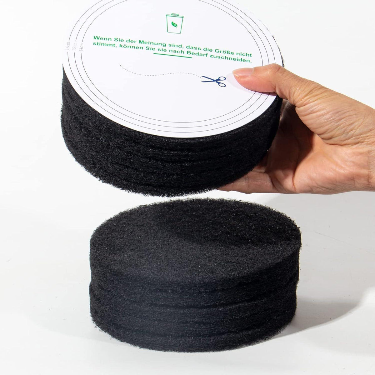 Aktivkohlefilter für Biomülleimer – 10 Stück