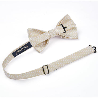 Enlision Herren Fliege Einstecktuch Set Hochzeit Vorgebunden