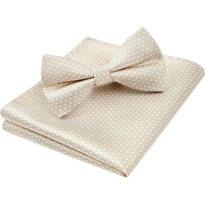 Enlision Herren Fliege Einstecktuch Set Hochzeit Vorgebunden