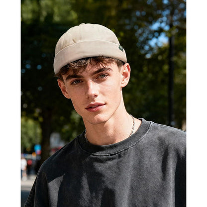 Docker Cap Baumwolle – Seemannsmütze Herren & Damen | Beige