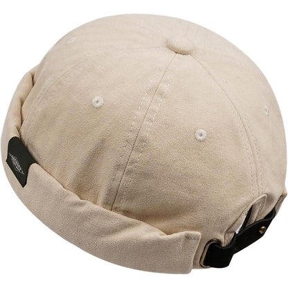 Docker Cap Baumwolle – Seemannsmütze Herren & Damen | Beige