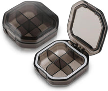 Pillendose mit 4 Fächern Tablettenbox Reise Organizer