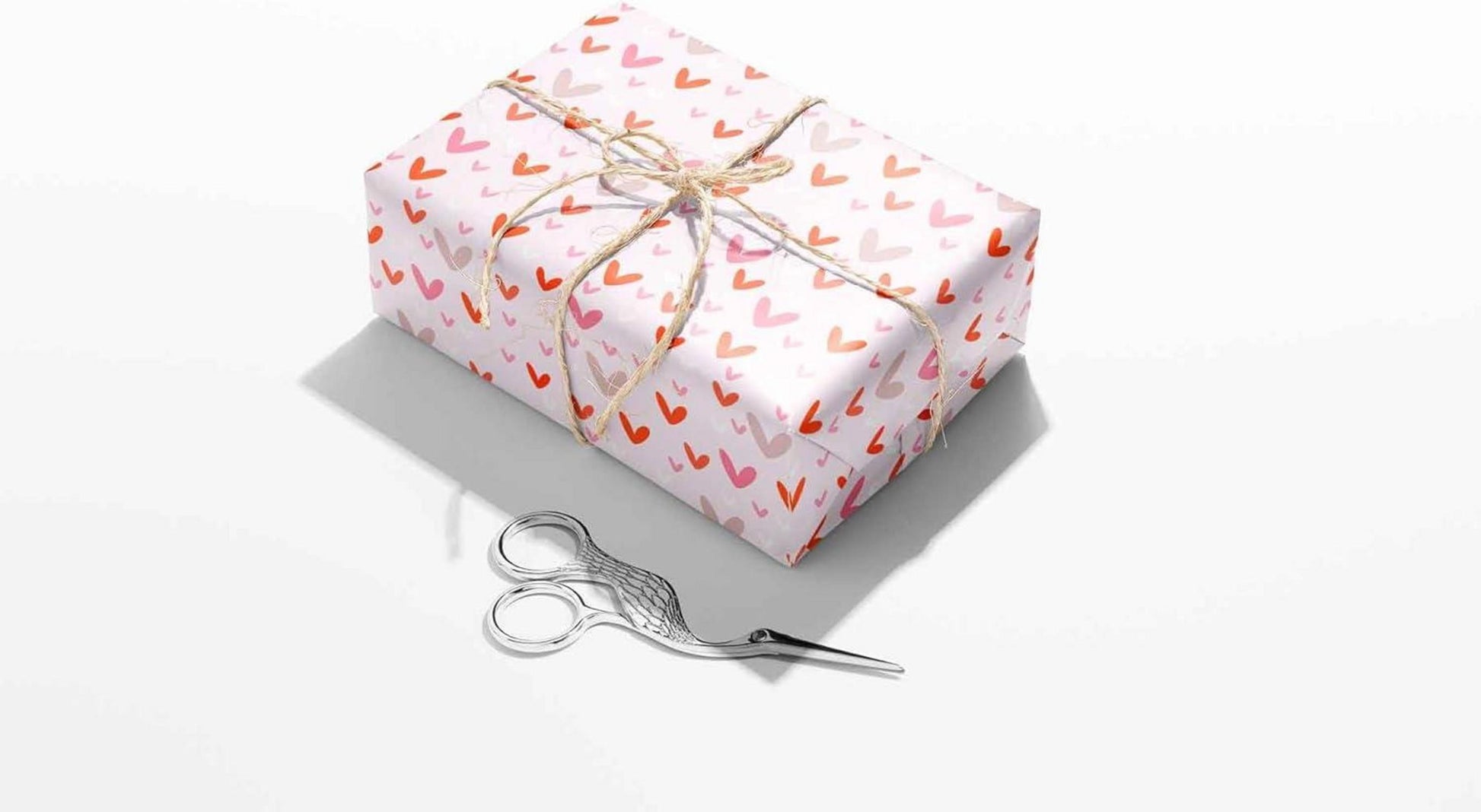 Rosa Geschenkpapier Set 3 Rollen Mädchen
