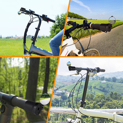 Mini-Faltbarer Fahrradspiegel 360° drehbarer Lenkerendradspeile