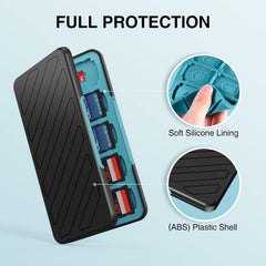 HEIYING Speicherkarten Etui für SD und Micro SD Karten mit 20 SD-Kartensteckplätzen & 20 Micro SD-Kartensteckplätzen