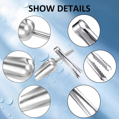 71tlg Candybar Zubehör Set Tüten Sticker mit Zuckerzangen