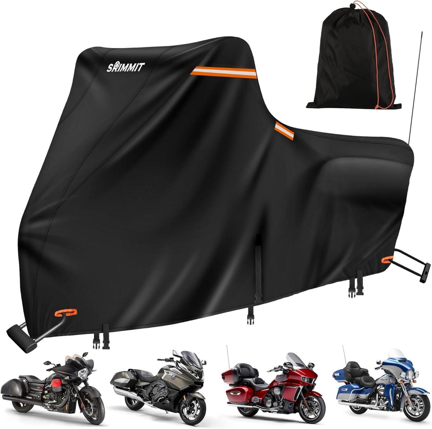 Motorrad Plane Abdeckung 420D Wasserdicht Premium-Qualität Harley