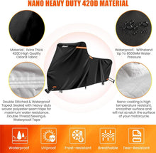 Motorrad Plane Abdeckung 420D Wasserdicht UV-Schutz Harley
