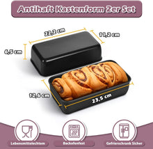 Onader Brotbackform 2er-Set Antihaftbeschichtet mit