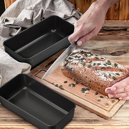 Brotbackform 2er Set Antihaftbeschichtet Kastenform Edelstahlkern