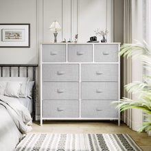 YITAHOME Kommode 9 Stoffschubladen Aufbewahrungsschrank