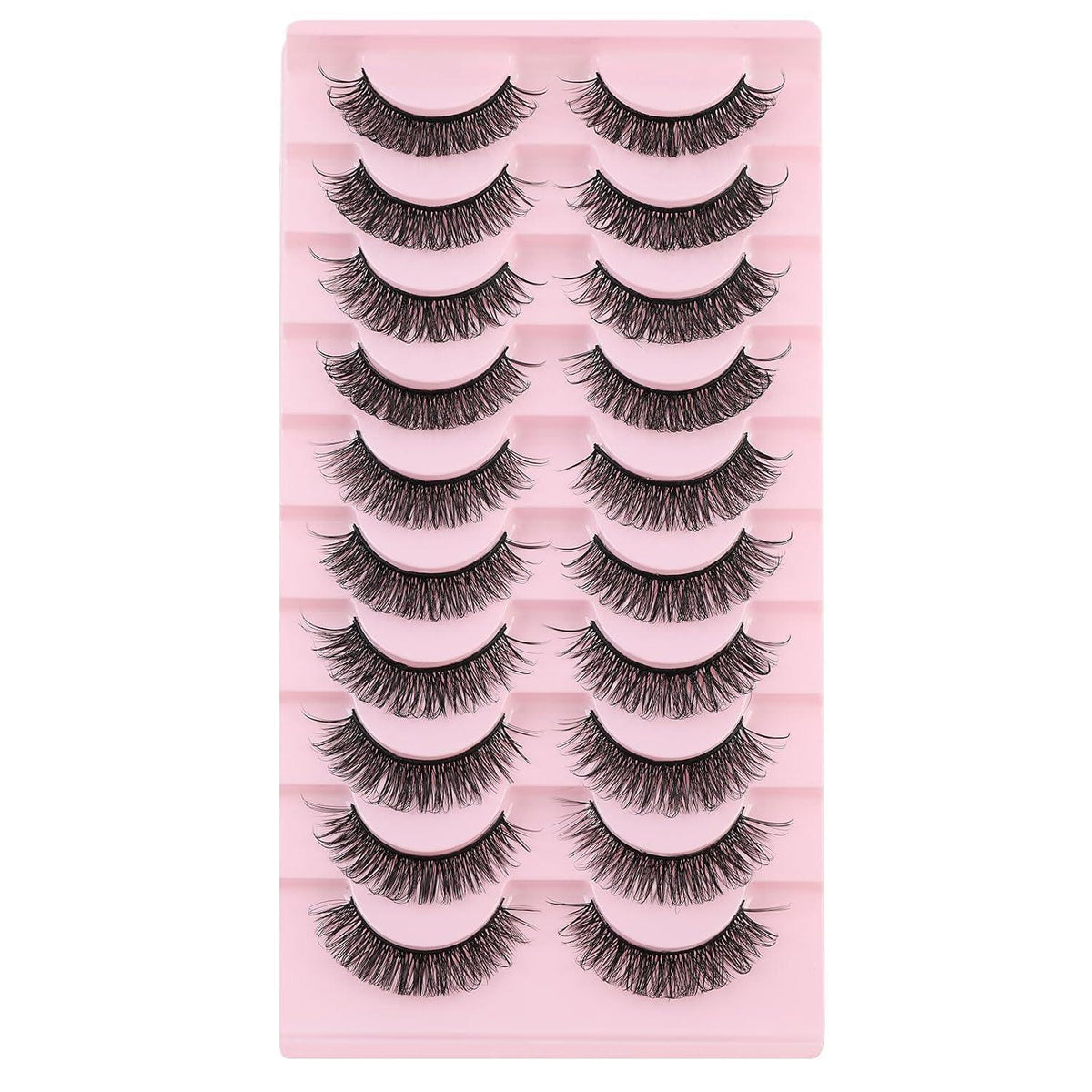 3D Cateye Wimpern Set | 10 Paar D Curl False Eyelashes