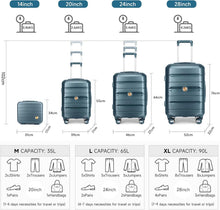 Kofferset 4tlg Handgepäck Trolley Hartschalen Reisekoffer