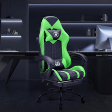 Ergonomischer Gaming Stuhl Bürostuhl mit Fußstütze
