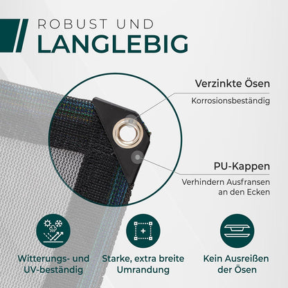 Feinmaschiges Anhängernetz 3,5x5m – Ladungssicherung mit Gummizug