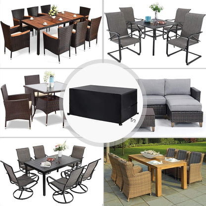 YoungBee 420D Oxford Gartenmöbel Abdeckung 130x75x74cm, wasserdicht