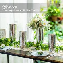 Glasvasen Set Silber Deko Hochzeit Tischdeko 12 Stück