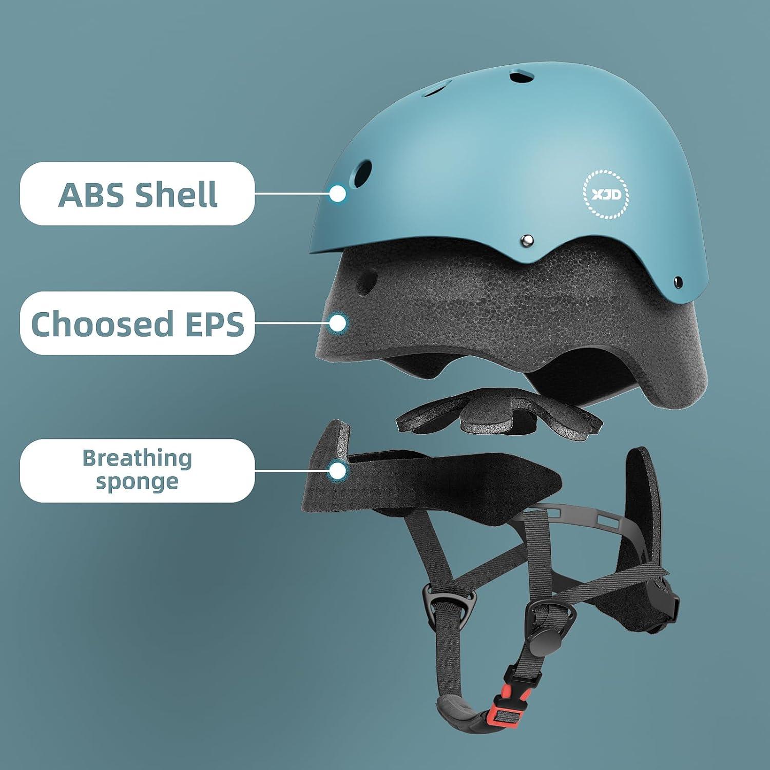 Kinder Jugend Fahrradhelm Multisport CE-Zertifizierung Blau