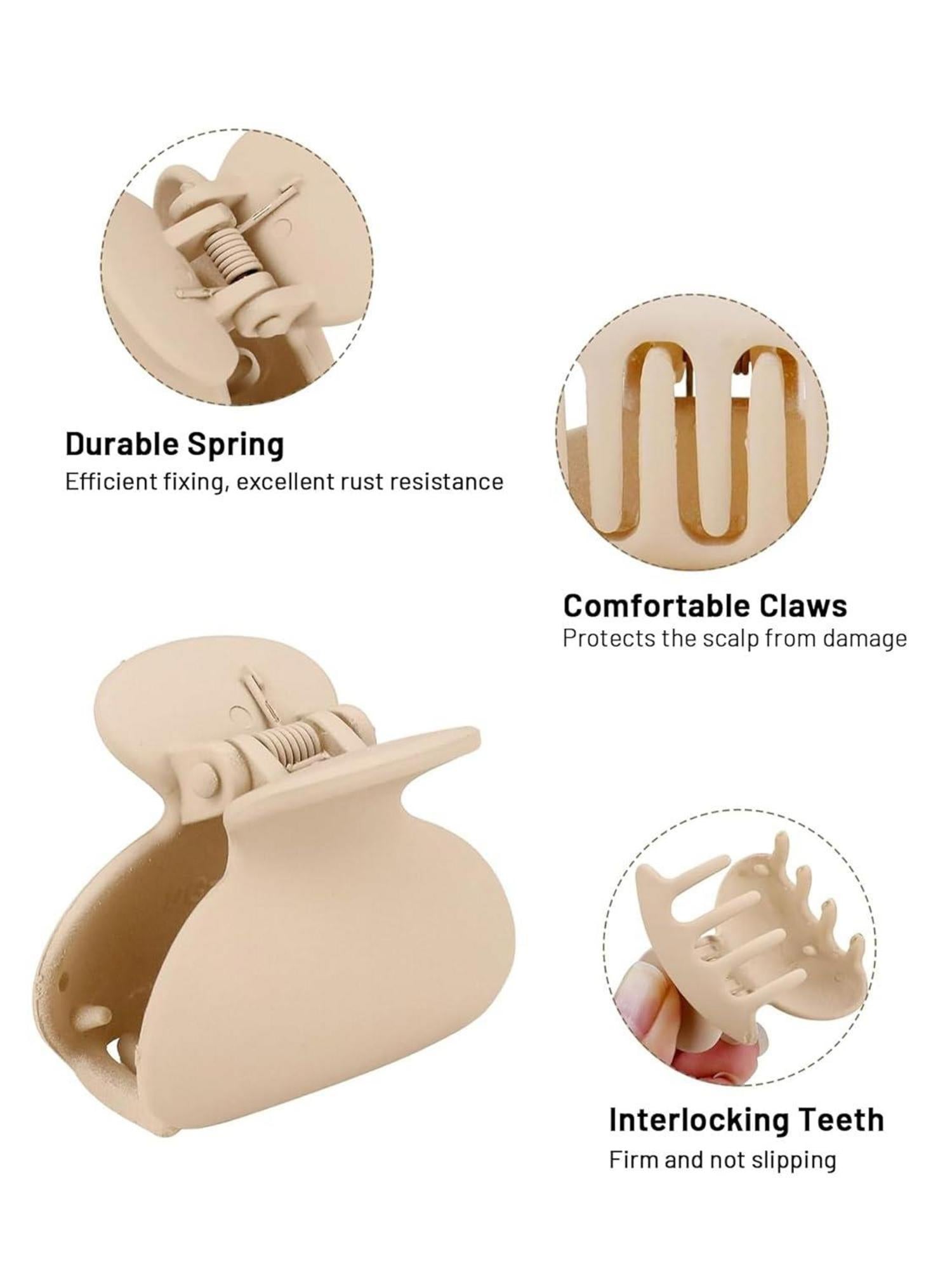 Haarklammer Klein Haarspangen Damen Dünnes Haar Matt Hair Clips 12