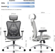 SIHOO M57 Ergonomischer Bürostuhl mit verstellbarer