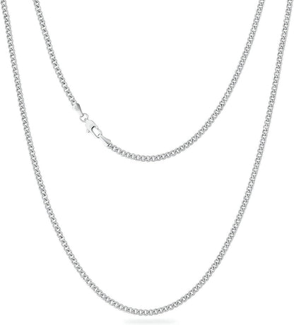Panzerkette Diamantschliff Gold vergoldet 3mm Silber