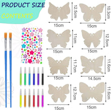 DIY Butterfly Windspiel Bastelset für Kinder mit Holzmalerei