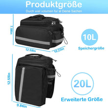 FINEW Fahrrad Gepäckträgertasche 10-20L Wasserdicht