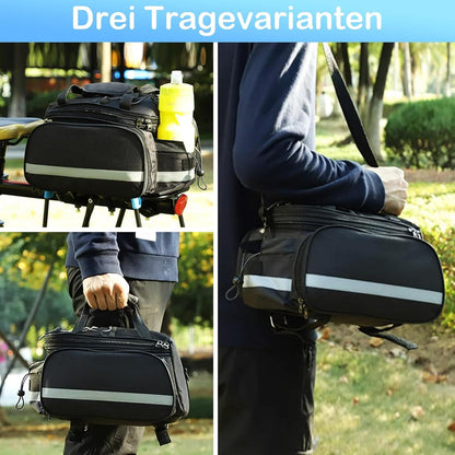 Fahrrad Gepäckträgertasche 10-20L Wasserdicht Reflektierend