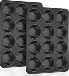 Muffinform für 12 Muffins, Antihaftbeschichtet, Edelstahlkern
