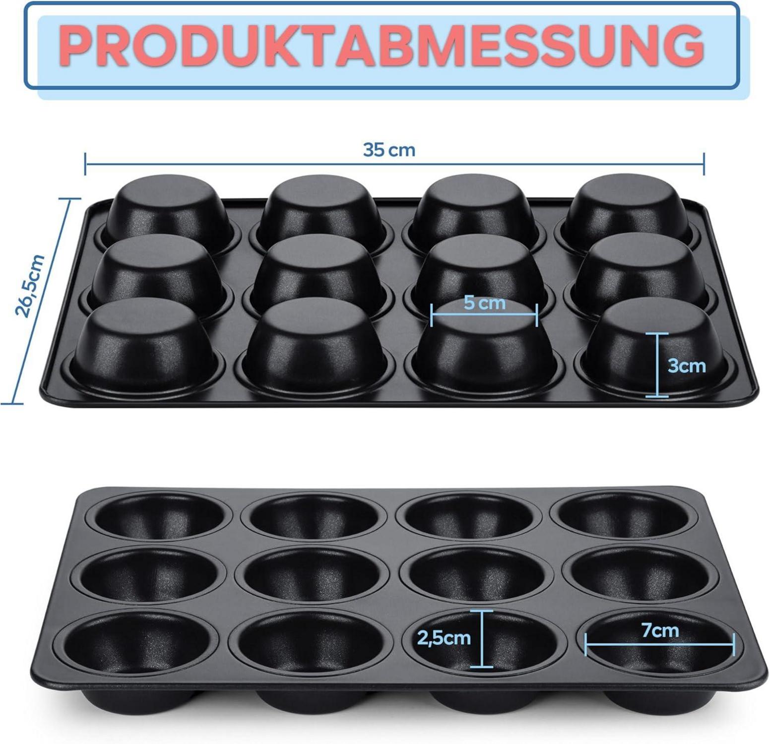 Muffinform für 12 Muffins mit