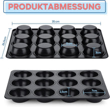 Muffinform für 12 Muffins mit