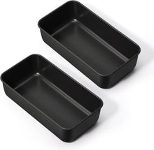 Edelstahl Brotbackform 2er Set Schwarz Antihaftbeschichtung