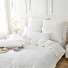 SOULFUL Bettwäsche 135x200 Baumwolle Milky White Stone
