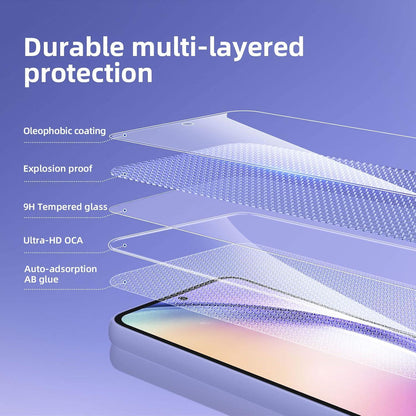 Panzer Schutz Glas für Samsung Galaxy A54 5G 9H 3er Set