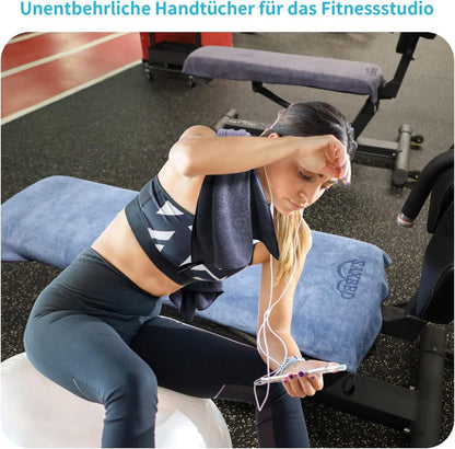 Fitness Handtuch 120x50cm rutschfest Gym Handtuch XL