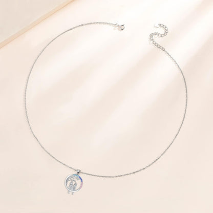 Schwester Kette 925 Sterling Silber Halskette Weihnachten Geburtstag