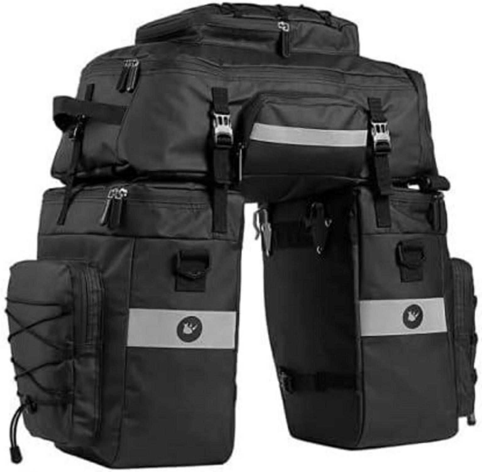 Wasserdichte Fahrradtasche 3-in-1 Multifunktion Gepäckträger Rucksack