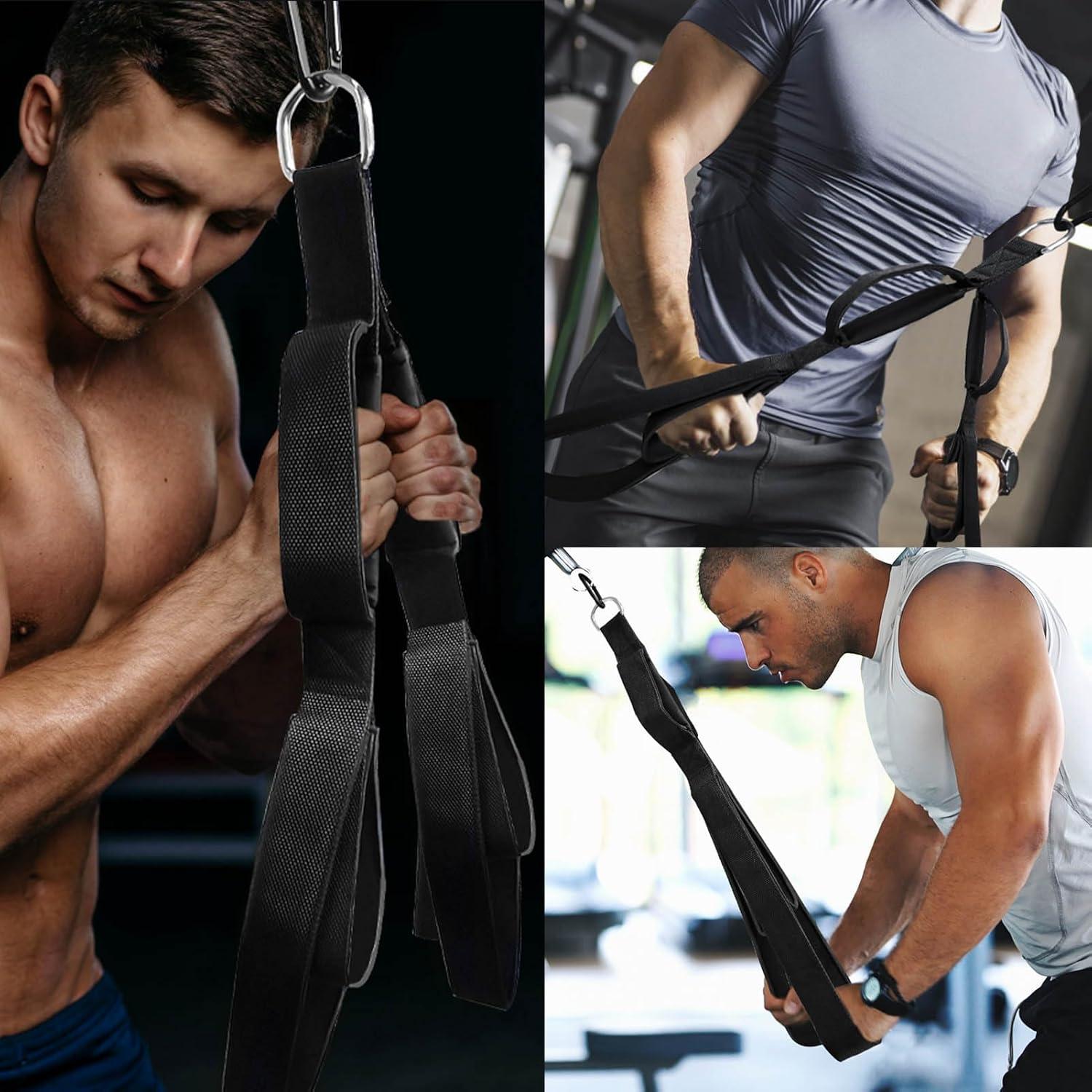Trizepsseil Kabelzug Griffe Fitness Bodybuilding Zubehör 3 Längen