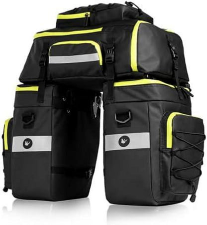 Fahrradtasche 3-in-1 Multifunction wasserdicht Hohe Kapazität Grün