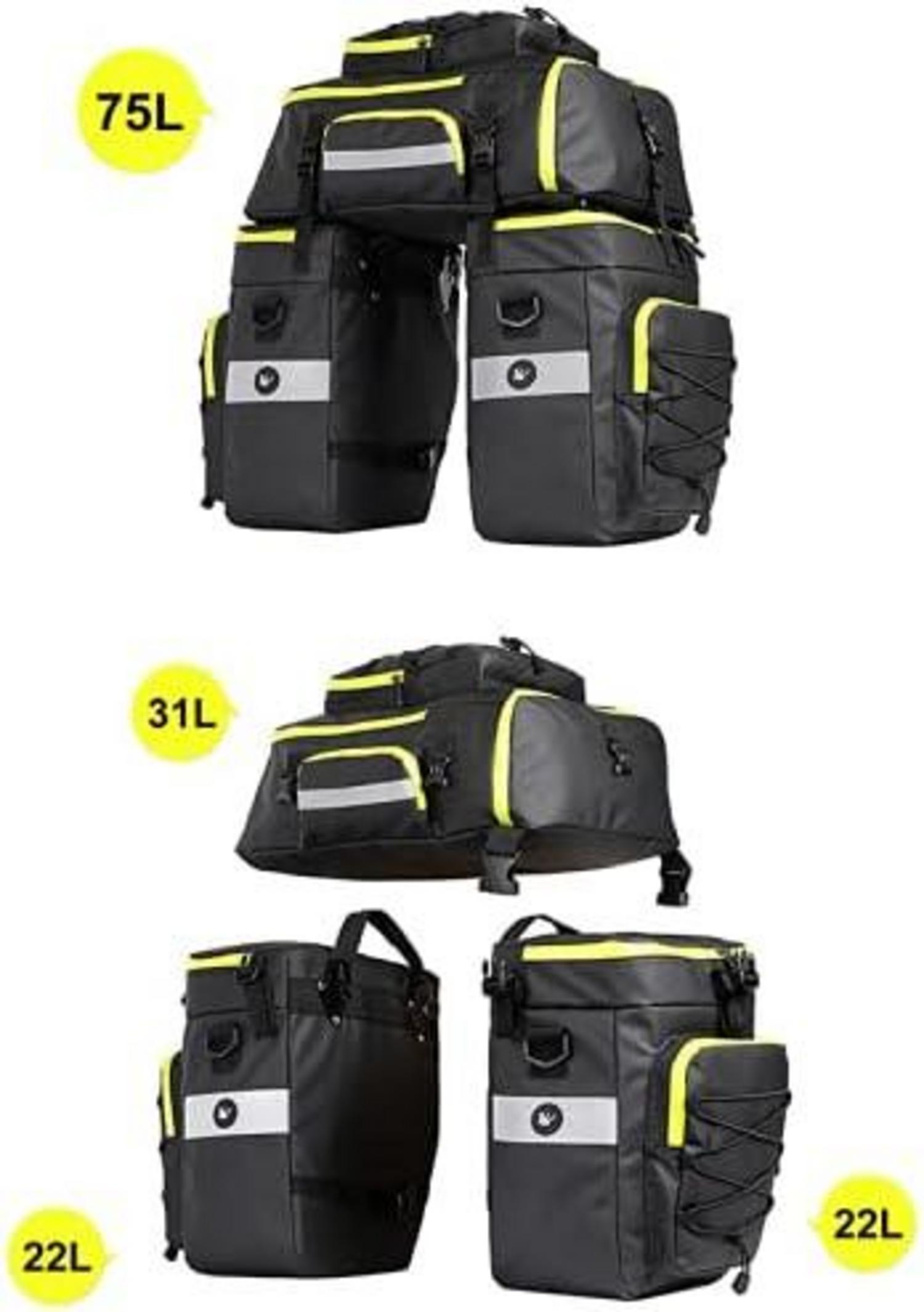Fahrradtasche 3-in-1 Multifunction wasserdicht Gepäckträger Rucksack
