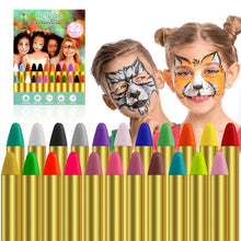 Kinderschminke Set Schminkpalette Fasching Halloween Körpermalfarben