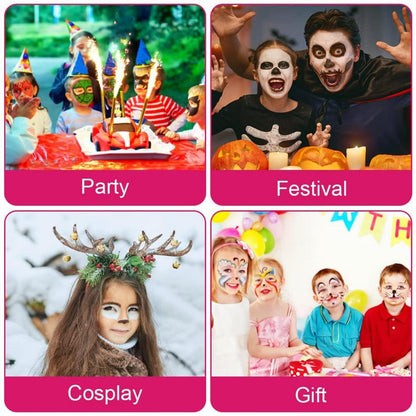 Kinderschminke Set 16 Farben Gesichtsfarbe Schminkstifte Bodypaint Karneval