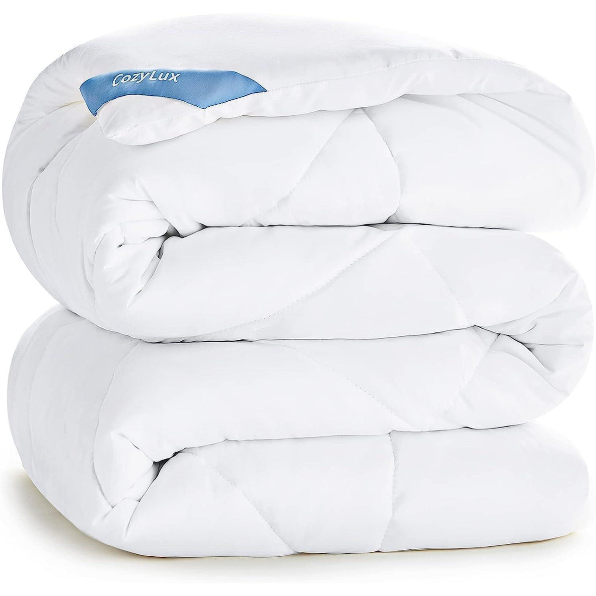 4-Jahreszeiten Bettdecke Mikrofaser 240x260 cm Weiß