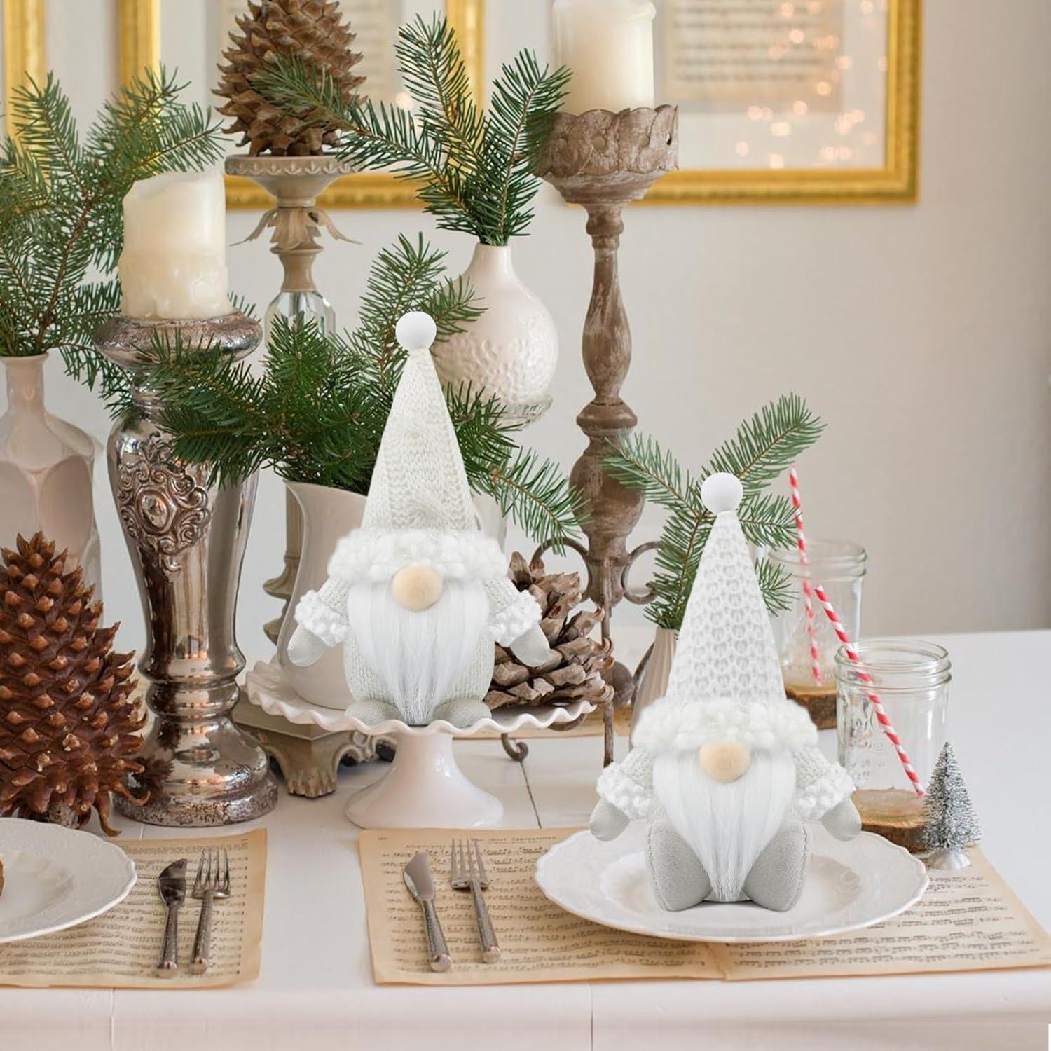 3er Set Weihnachtswichtel Figuren Weihnachtsdeko Home Dekoration