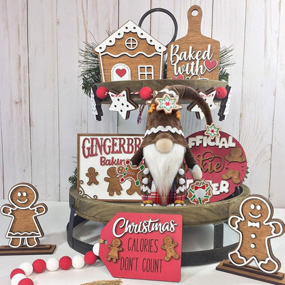 Gehydy Weihnachtswichtel Figuren 43cm Braun - Handgemachte Weihnachtsdeko für Home & Küche