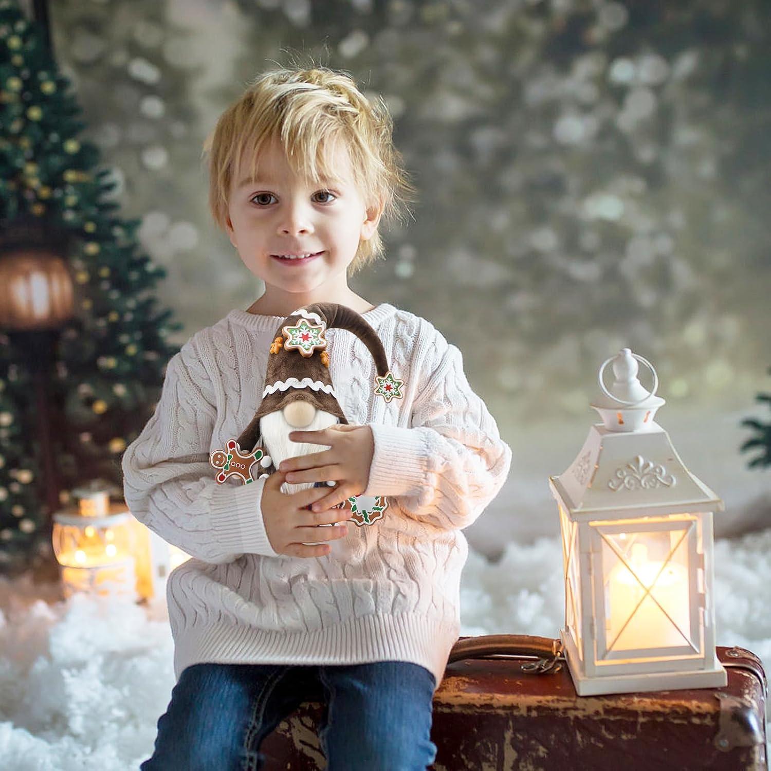 Weihnachtswichtel Figuren 43cm Braun Weihnachtsdeko Zubehör